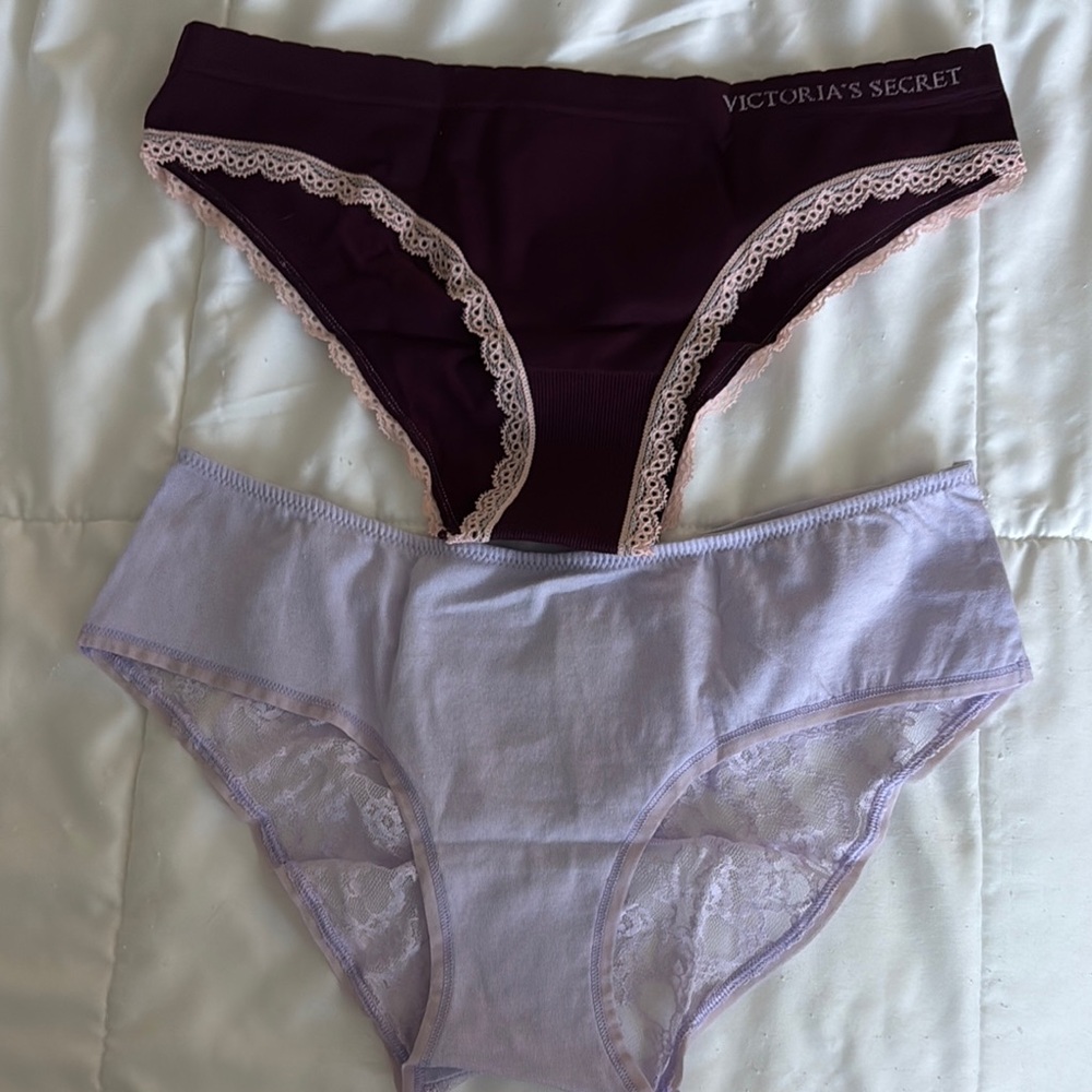 Victoria's Secret Lace Trim Panties Set